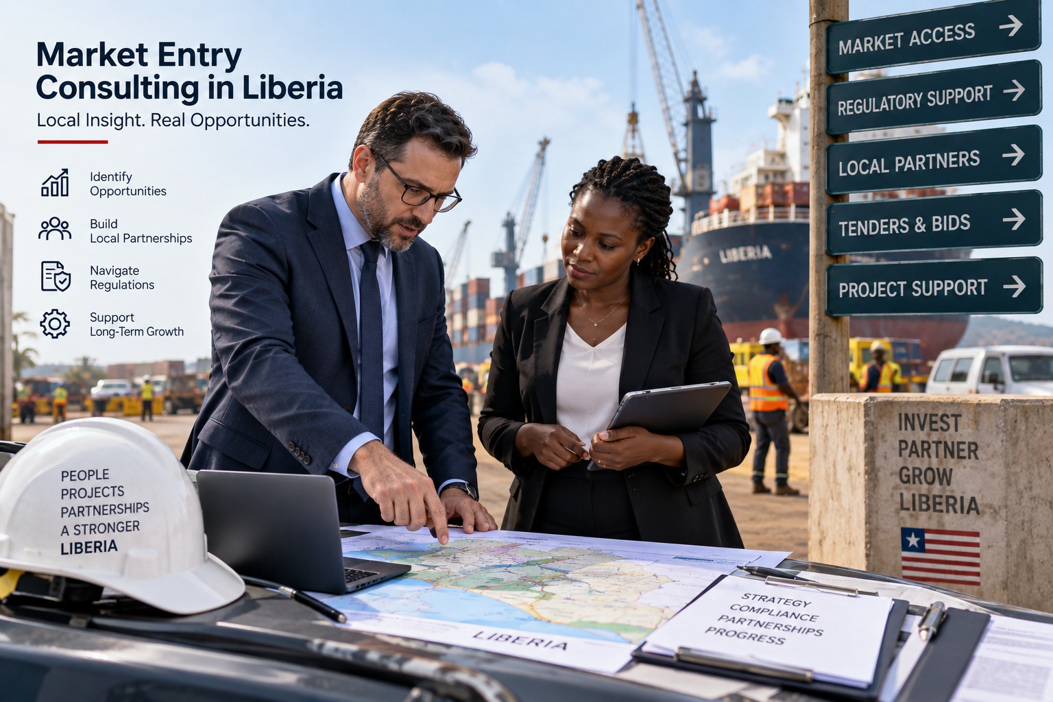 Market entry consulting and business support in Liberia